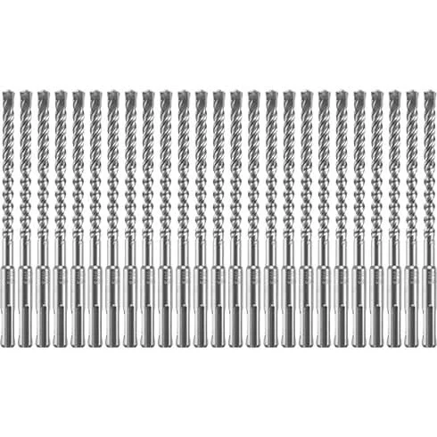 Bosch HCFC2051B25 25-Piece 5/16 In. x 4 In. x 6 In. SDS-plus Bulldog Xtreme Carbide Rotary Hammer Drill Bits