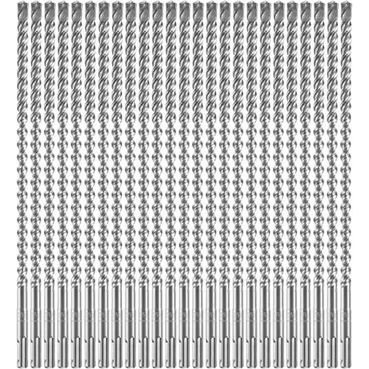 Bosch HCFC2064B25 25-Piece 3/8 In. x 10 In. x 12 In. SDS-plus Bulldog Xtreme Carbide Rotary Hammer Drill Bits