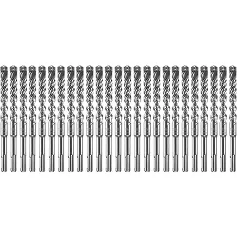 Bosch HCFC2081B25 25-Piece 1/2 In. x 4 In. x 6 In. SDS-plus Bulldog Xtreme Carbide Rotary Hammer Drill Bits