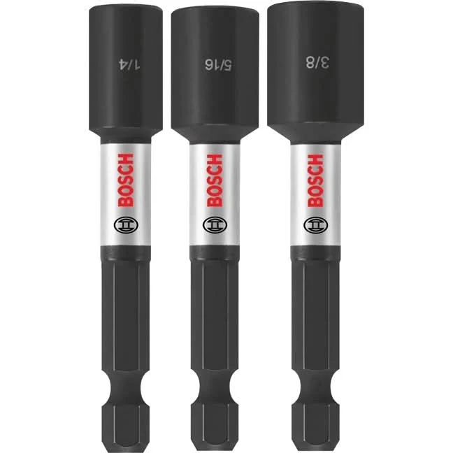 Bosch ITNS2492 3-Piece Impact Tough 2-9/16 In. Nutsetter Set