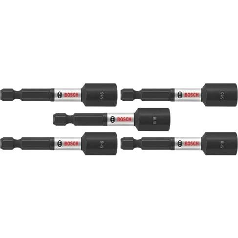 Bosch ITNS5162B 5-Piece Impact Tough 2-9/16 In. x 5/16 In. Nutsetter