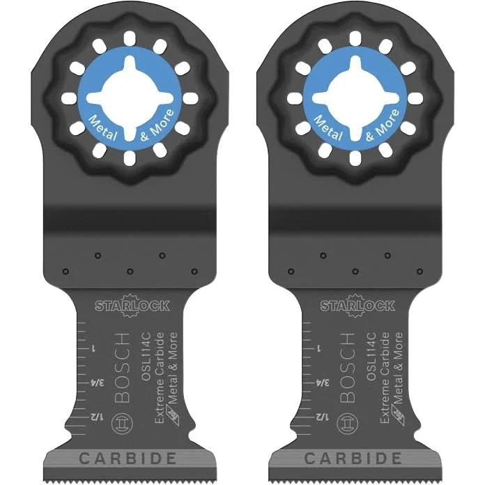 Bosch OSL114C-2 1-1/4 In. Starlock Carbide Plunge Cut Blade 2 pk.
