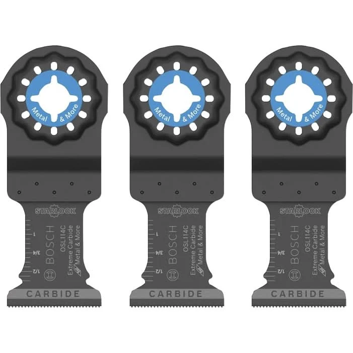 Bosch OSL114C-3 1-1/4 In. Starlock Carbide Plunge Cut Blade 3 Pk.