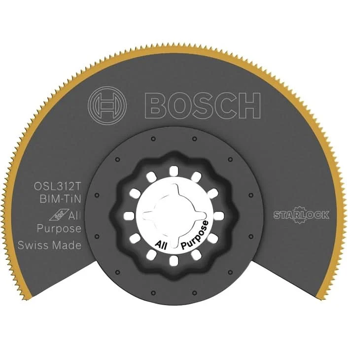 Bosch OSL312T 3-1/2 In. Starlock Titanium Bi-Metal Segmented Saw Blade