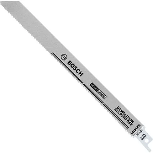 Bosch RD9V 5-Piece 9" 5/8 V TPI All-Purpose Demolition for Wood with Nails Reciprocating Saw Blades