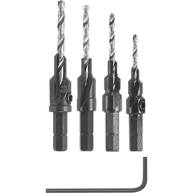Bosch SP515 5-Piece Hex Shank Screw Pilot Bit Set
