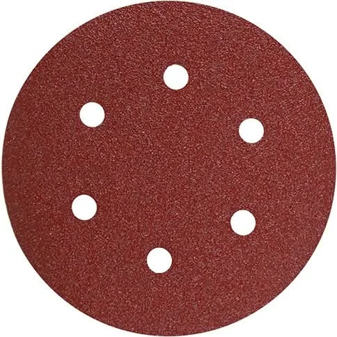 Bosch SR6R240 5-Piece 240 Grit 6 In. 6 Hole Hook-And-Loop Sanding Discs