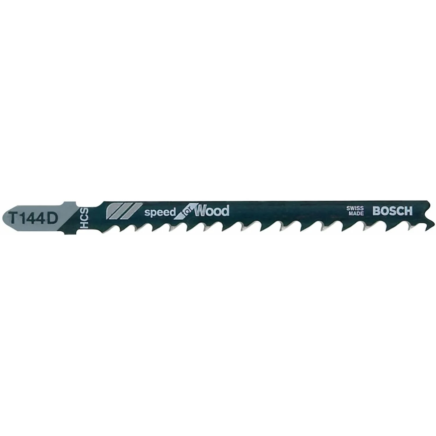 Bosch T144D3 3-Piece 4" 6 TPI Speed for Wood T-Shank Jigsaw Blades