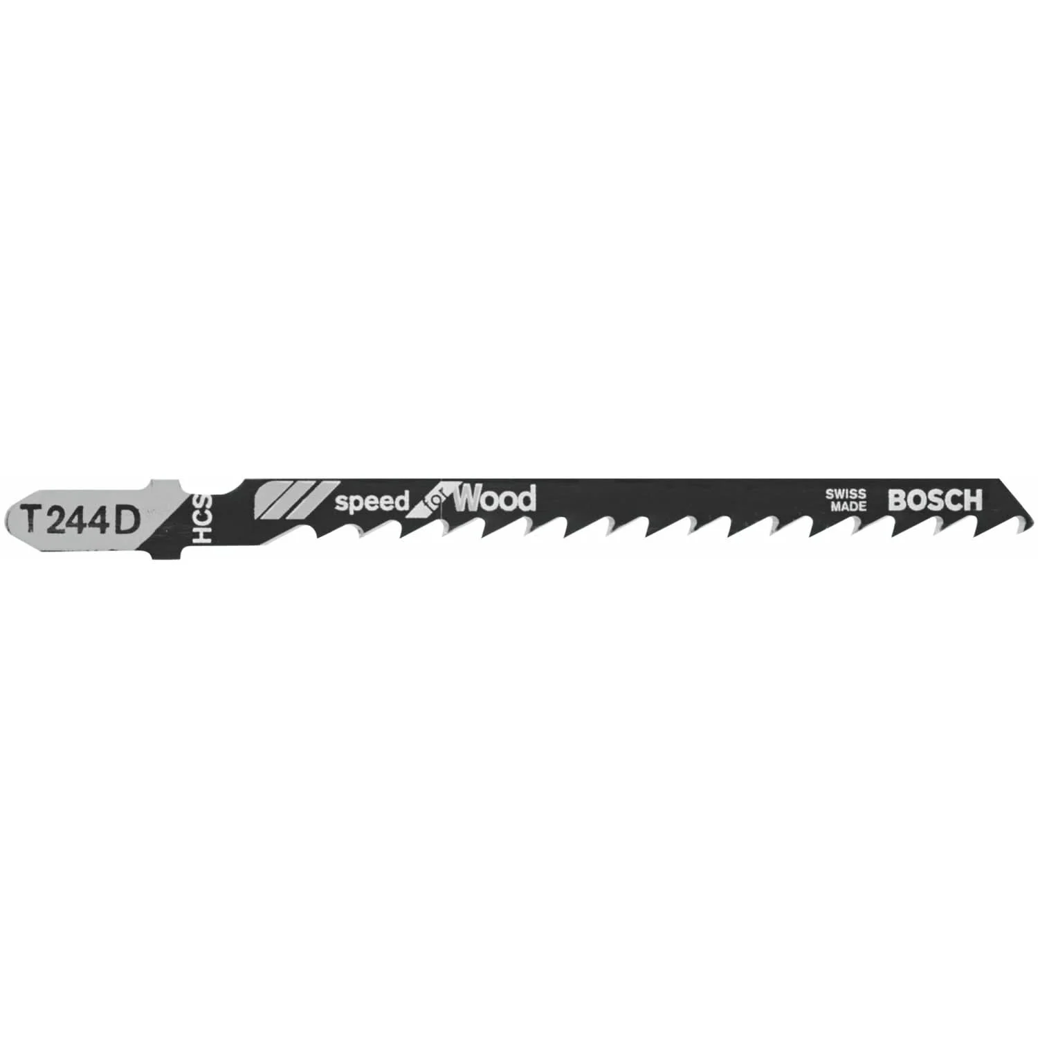 Bosch T244D3 3-Piece 4"6 TPI Speed for Wood T-Shank Jigsaw Blades