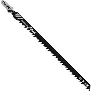 Bosch T344DP 5-Piece 6 In. 6 TPI Precision for Wood T-Shank Jig Saw Blades
