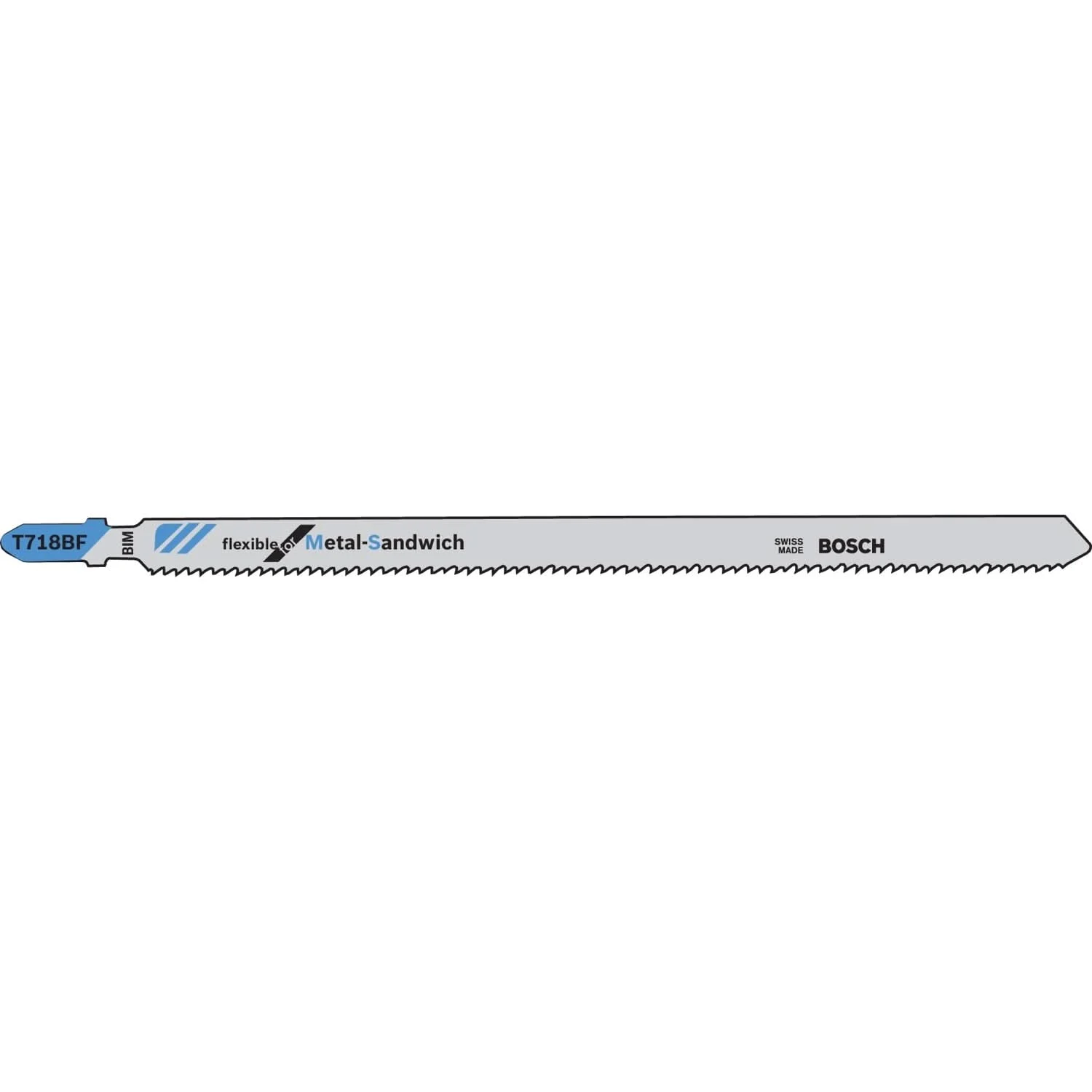 Bosch T718BF3 3-Piece 7 In. 14 TPI Flexible for Sandwich T-Shank Jig Saw Blades