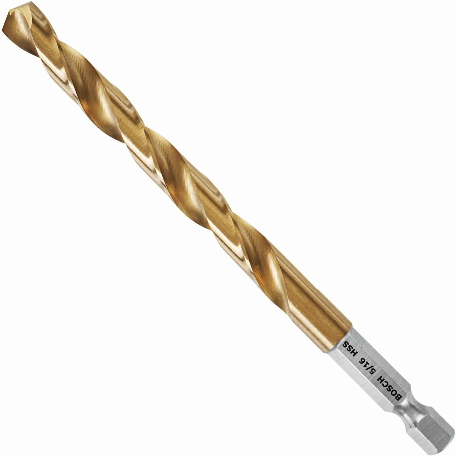 Bosch TI2147 5/16 In. x 4-1/2 In. Titanium-Coated Drill Bit