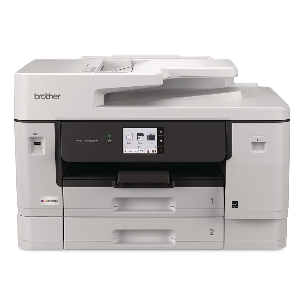 Brother MFC-J6960DW INKvestment Copy/Fax/Print/Scan Color AIO Printer