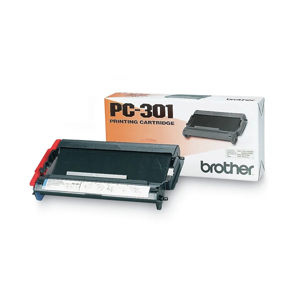 Brother PC-301 250 Page-Yield Thermal Transfer Print Cartridge - Black