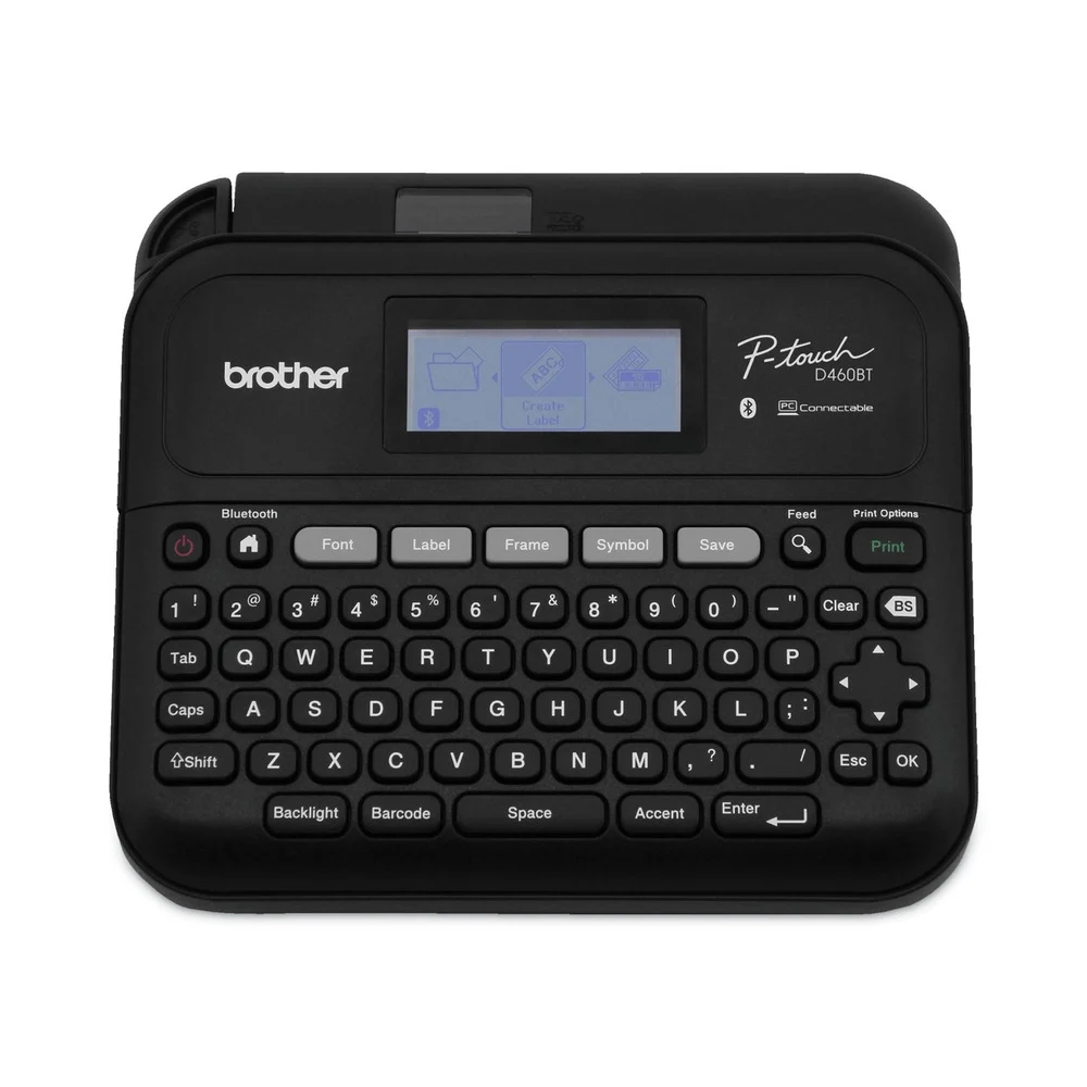 Brother P-Touch P-Touch 7.4 in. x 7 in. x 2.8 in. 30 mm/s Print Speed Business Expert Connected Label Maker with 1 Roll Sample Tape