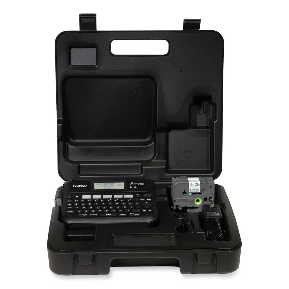 Brother P-Touch P-Touch 7.4 in. x 7 in. x 2.8 in. 30 mm/s Print Speed Business Expert Connected Label Maker with 2 Roll Sample Tape