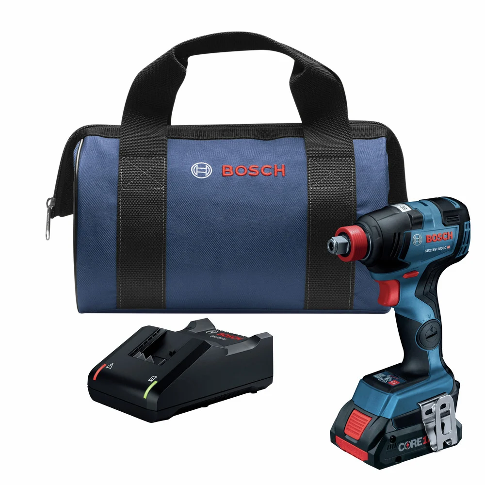 Factory Reconditioned Bosch 18V EC Brushless Lithium-Ion 1/4 in. and 1/2 in. Cordless Two-In-One Socket Impact Driver Kit (4 Ah)