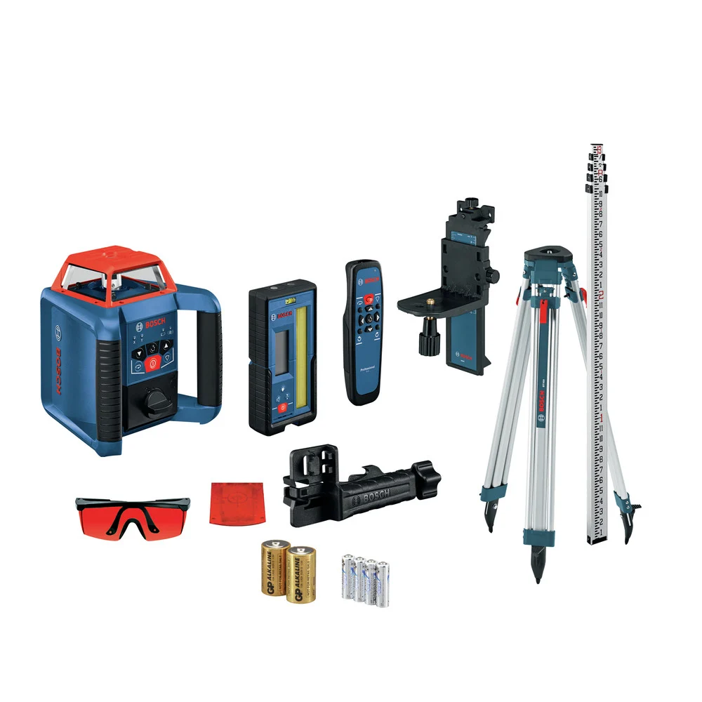 Factory Reconditioned Bosch REVOLVE2000 Self-Leveling Horizontal/Vertical Cordless Rotary Laser Kit
