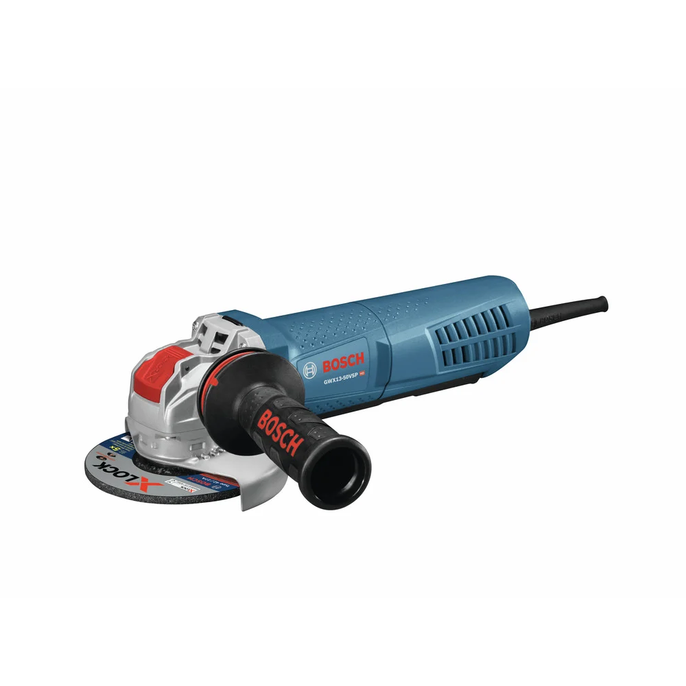 Factory Reconditioned Bosch X-LOCK 5 in. Variable-Speed Angle Grinder with Paddle Switch