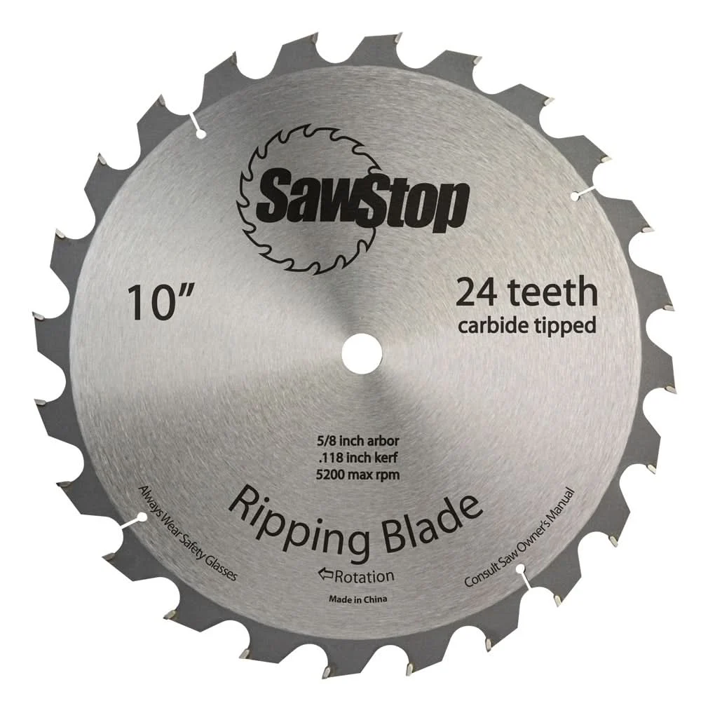 SawStop BTS-R-24ATB 10 in. 24-Tooth Ripping Blade