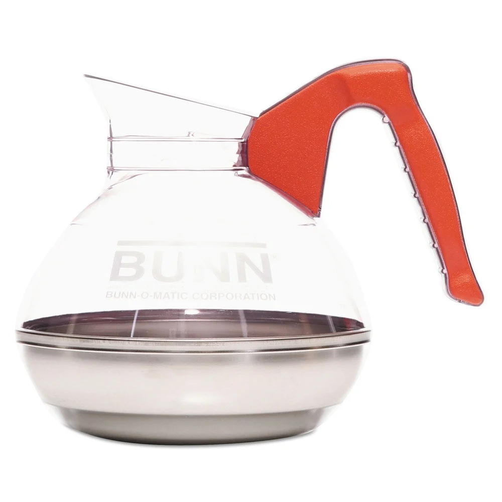 BUNN 64 oz. Easy Pour Decanter - Orange Handle
