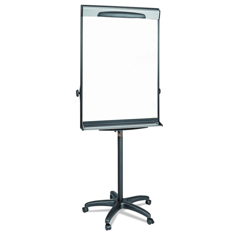MasterVision Tripod Extension Bar 69 in. to 78 in. High Magnetic Dry-Erase Easel - Black/Silver