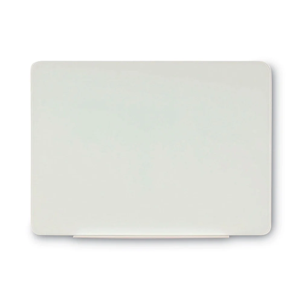 MasterVision 36 in. x 24 in. Magnetic Glass Dry Erase Board - Opaque White