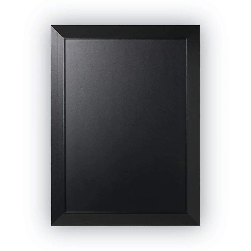 MasterVision Kamashi 36 in. x 24 in. Wood Frame Chalk Board - Black