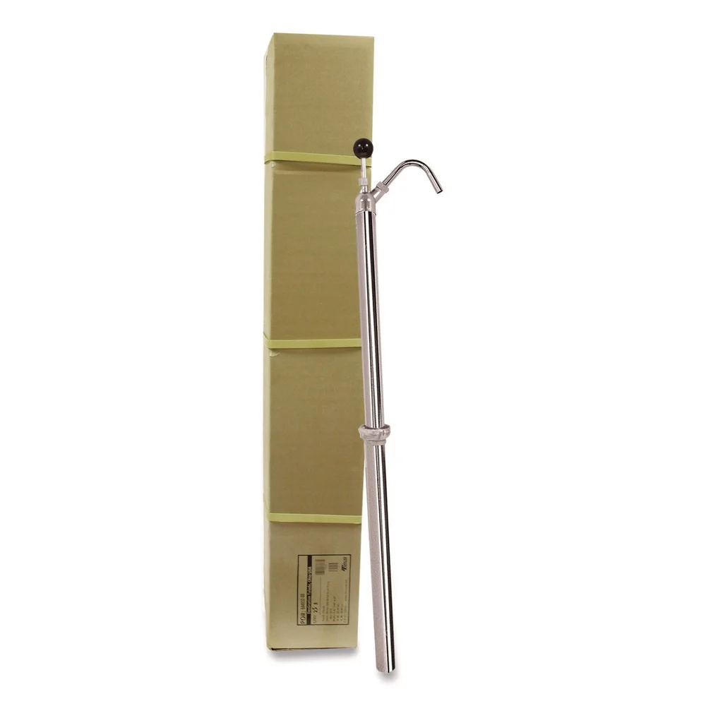Boardwalk 22 oz 42.5 in. Tall Steel Bottle Pump - Chrome (6/Carton)