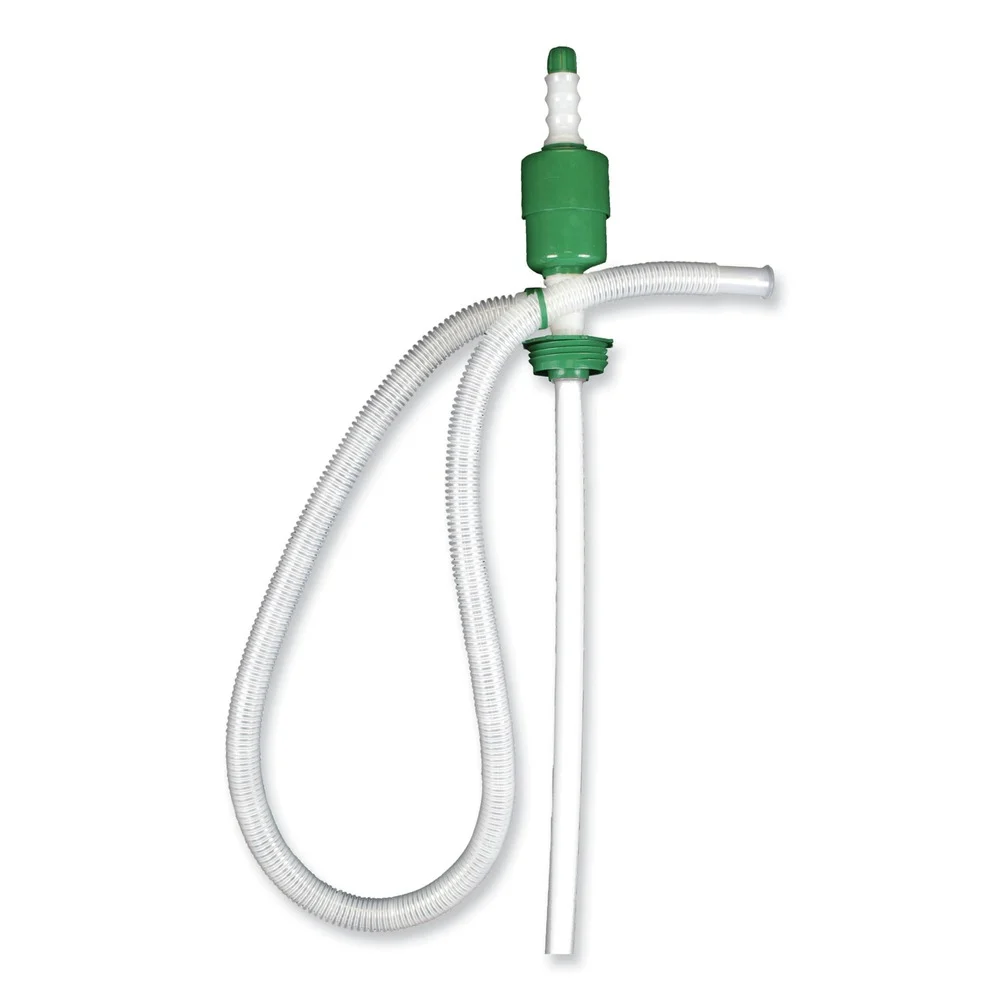 Boardwalk 46 in. Tall 5 gpm Plastic Drum Pump - Clear