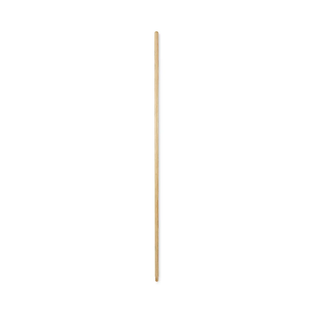 Boardwalk 0.94 in. Diameter x 54 in. Lacquered Hardwood Threaded End Broom Handle - Natural