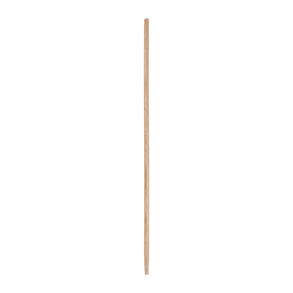 Boardwalk 1-1/8 in. x 54 in. Tapered End Lacquered Hardwood Broom Handle - Natural
