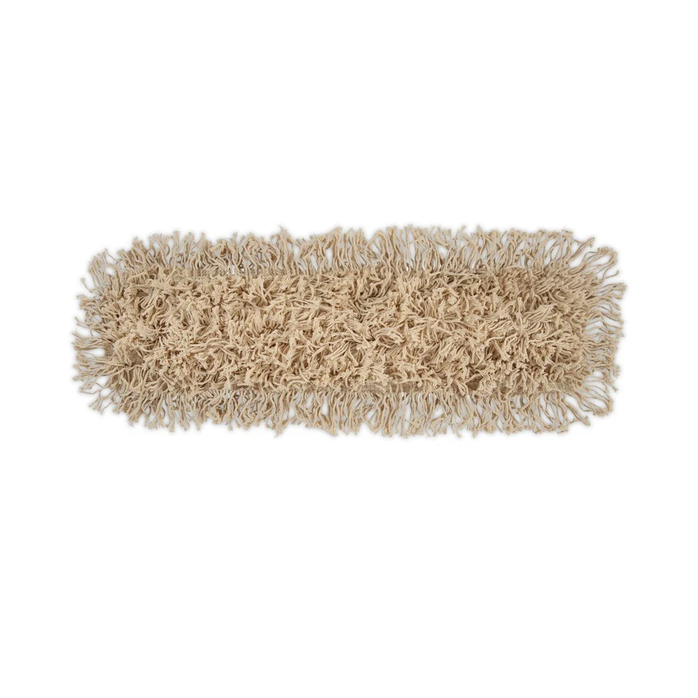 Boardwalk 24 in. x 5 in. Industrial Hygrade Cotton Dust Mop Head - White