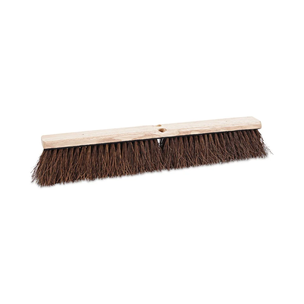 Boardwalk BWK20124 24 in. Brush 3.25 in. Natural Palmyra Fiber Bristles Floor Brush Head