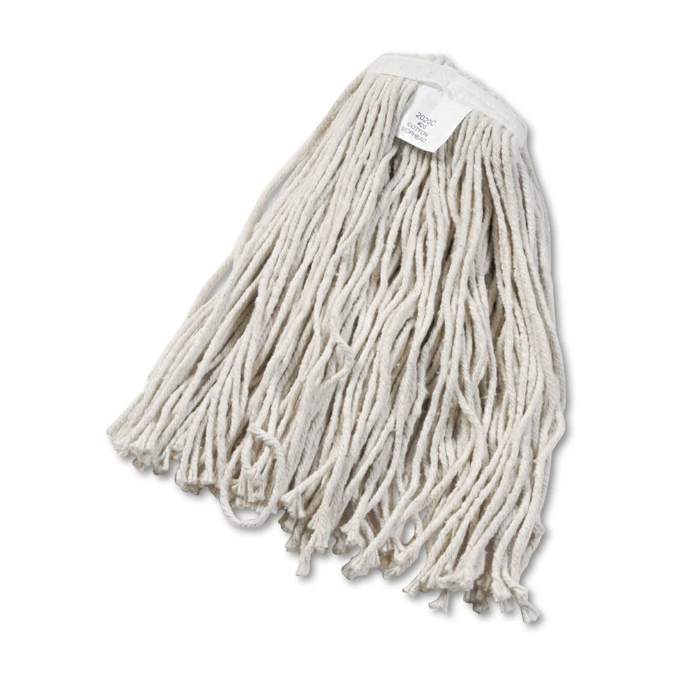Boardwalk #20 Cut-End Cotton Wet Mop Head - White