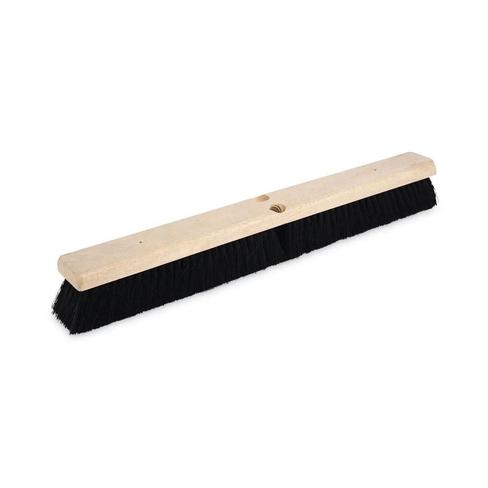 Boardwalk 2.5 in. Black Tampico Fiber Bristles 24 in. Brush Floor Brush Head