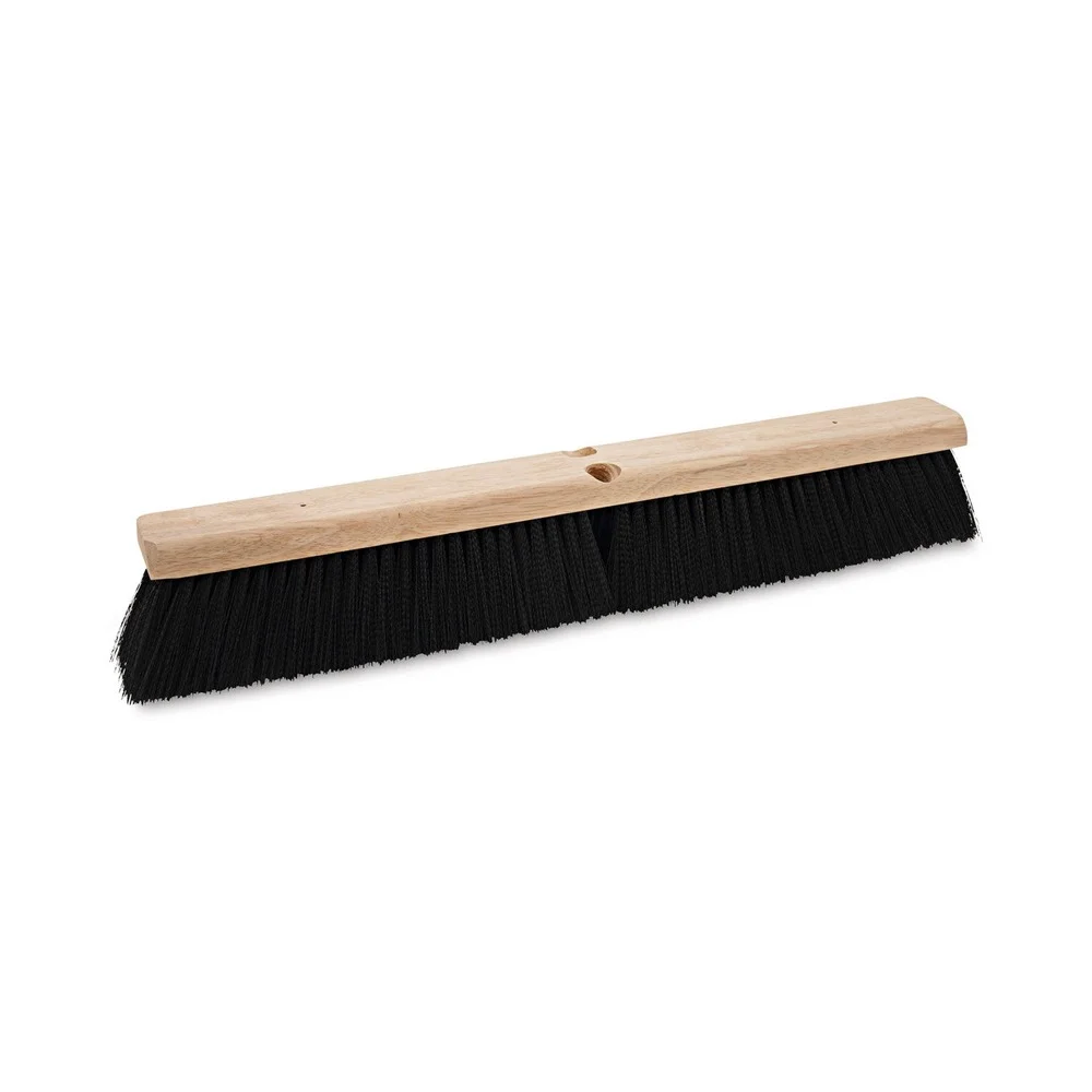 Boardwalk BWK20624 3 in. Black Polypropylene Bristles 24 in. Brush Floor Brush Head