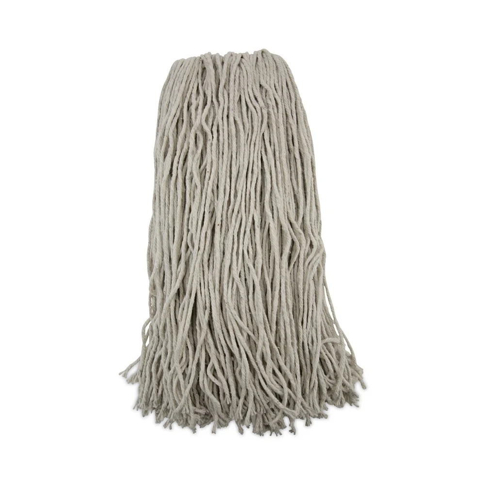 Boardwalk BWK232C 12-Piece/Carton Premium Standard Head Cotton Fiber 32 oz. Mop Heads - White