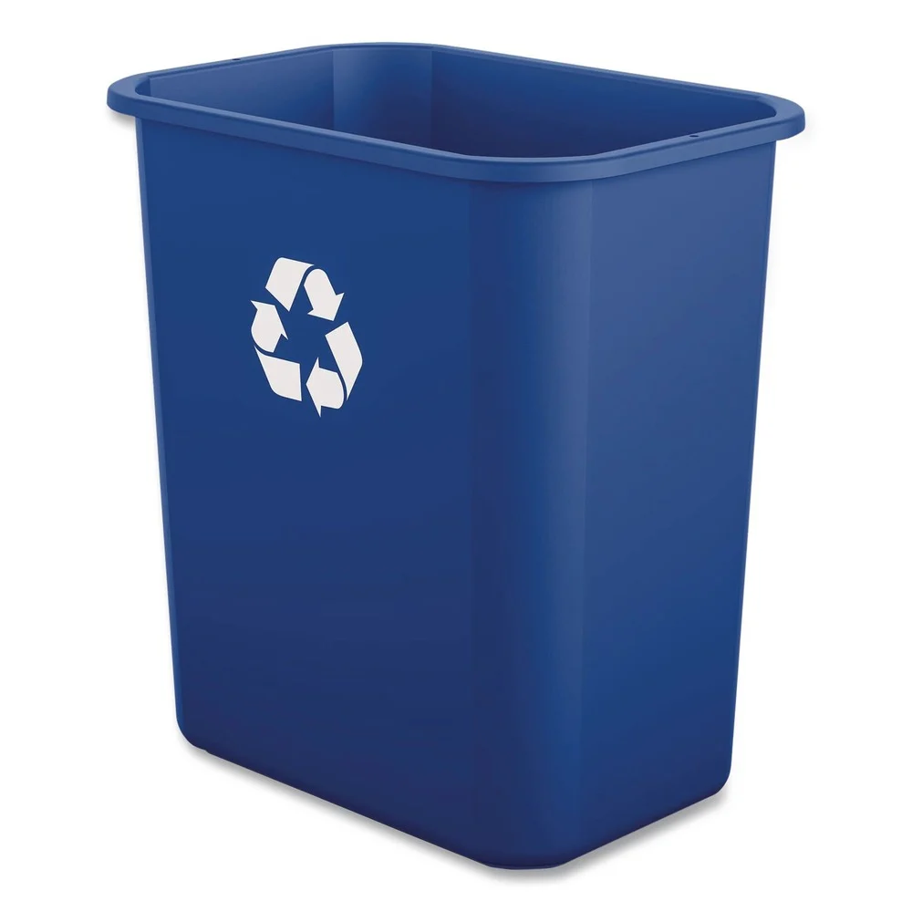 Boardwalk 7 Gallon Polypropylene Recycling Container - Blue