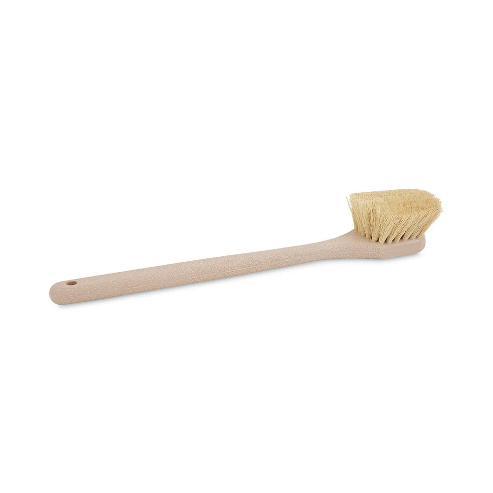 Boardwalk BWK4220 20 in. Tampico Fill Long Handle Utility Brush - Tan