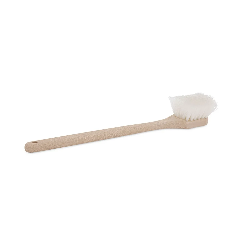 Boardwalk 20 in. Utility Brush with Nylon Bristles - Tan/Cream