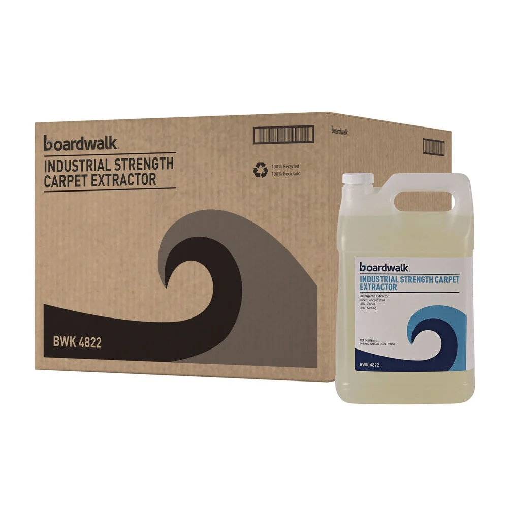 Boardwalk 1 Gallon Industrial Strength Carpet Extractor - Clean Scent (4/Carton)