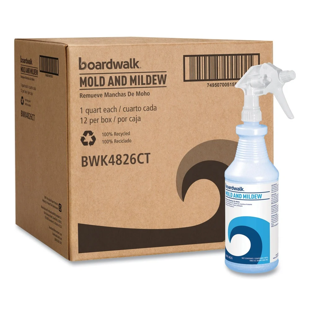 Boardwalk 038600-12ESSN 32 oz. Bottle Mold and Mildew - Floral Scent (12/Carton)