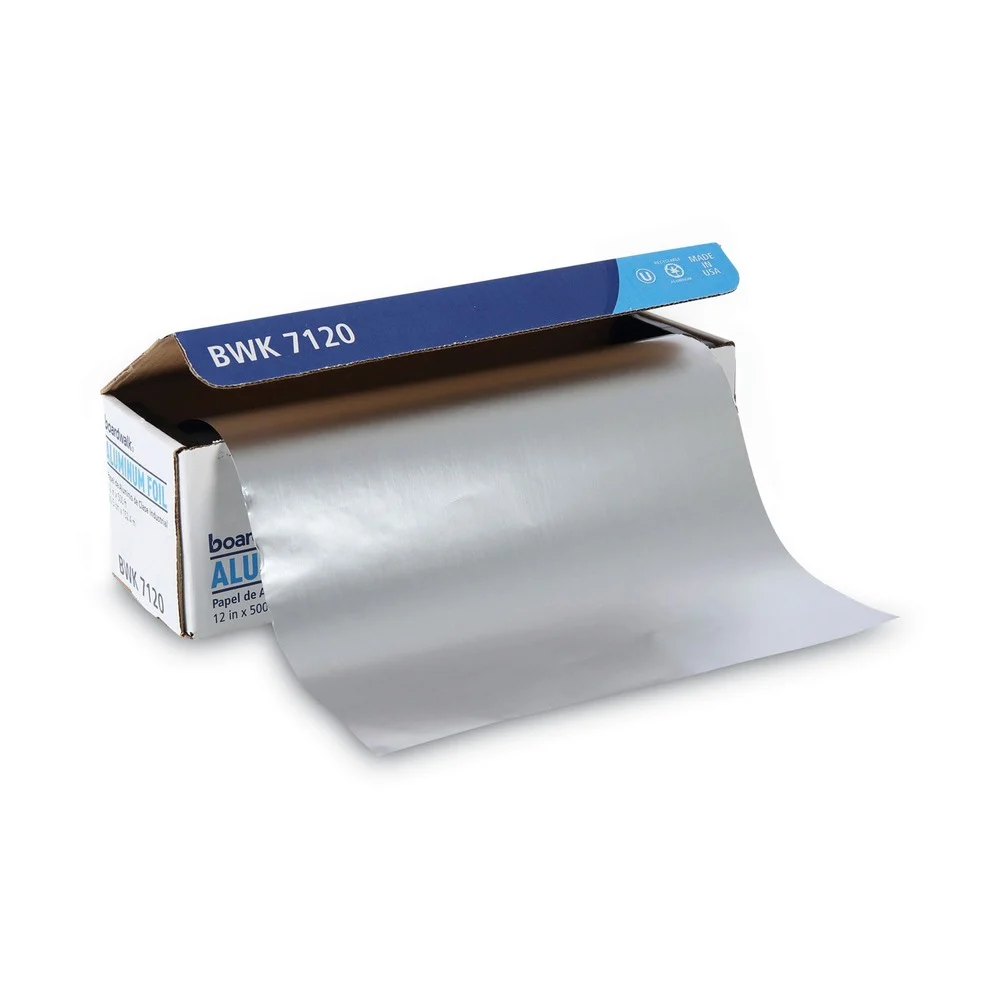 Boardwalk 12 in. x 500 ft. 87 Gauge Heavy-Duty Aluminum Foil Roll