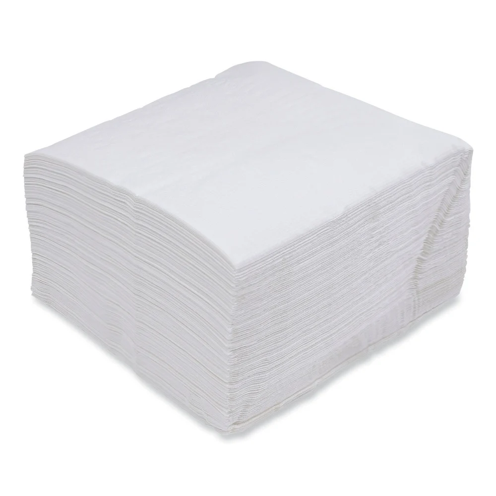 Boardwalk 17 in. x 17 in. 1-Ply Dinner Napkin - White (3000/Carton)