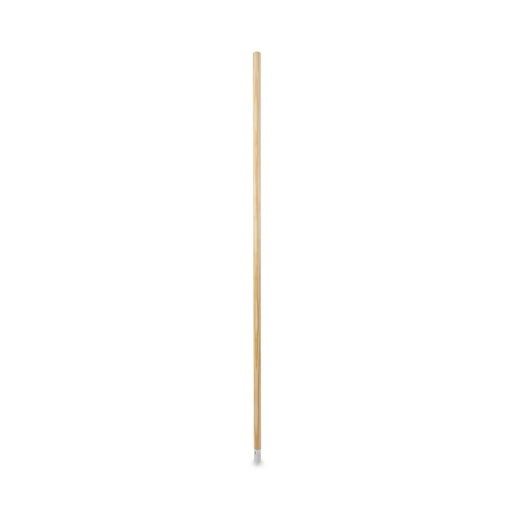 Boardwalk 1.13 in. Diameter x 54 in. Lacquered Wood Lie-Flat Screw-In Mop Handle - Natural