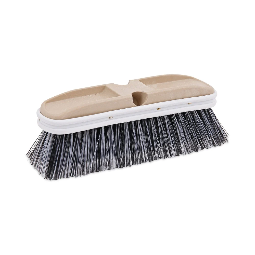 Boardwalk 2-1/2 in. Polystyrene Bristle 10 in. Vehicle Brush with Vinyl Bumper