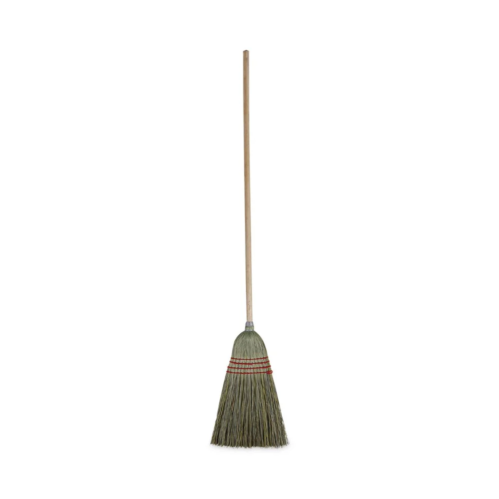 Boardwalk 12-Piece Mixed Fiber Bristles Natural 55 in. Maid Broom Set
