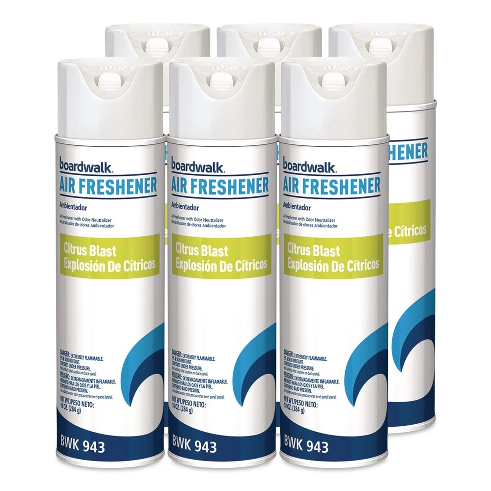 Boardwalk 10 oz Aerosol Air Freshener - Citrus (6/Carton)