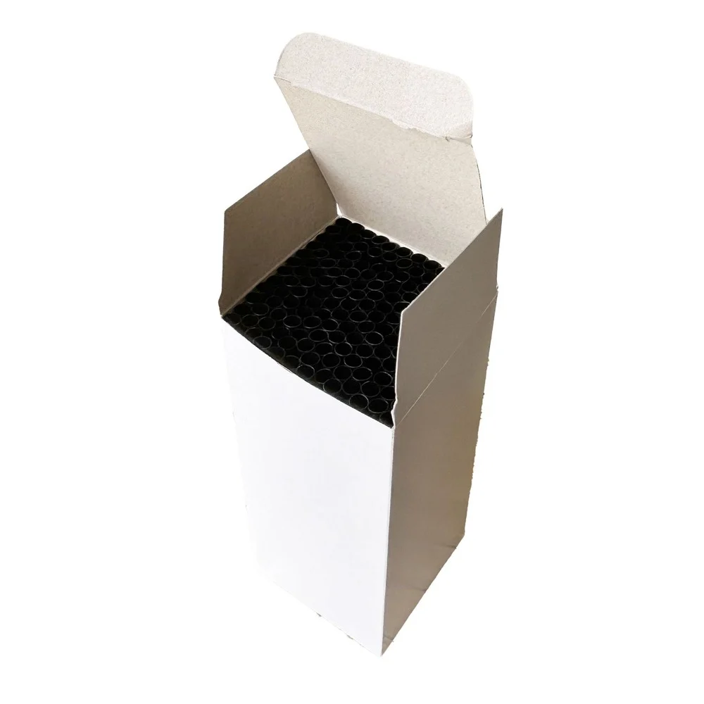 Boardwalk BWKJSTUW775BK 7.75 in. Polypropylene Jumbo Straws - Black (12500/Carton)